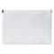 JAM Paper 5.25" x 8" Clear Plastic Zip Closure Envelopes, 12ct.
